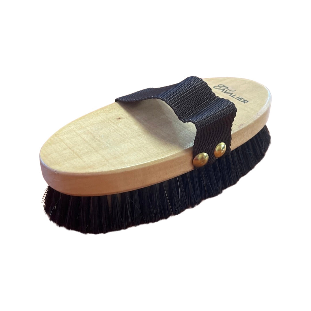 Horse Hair Body Brush Wooden