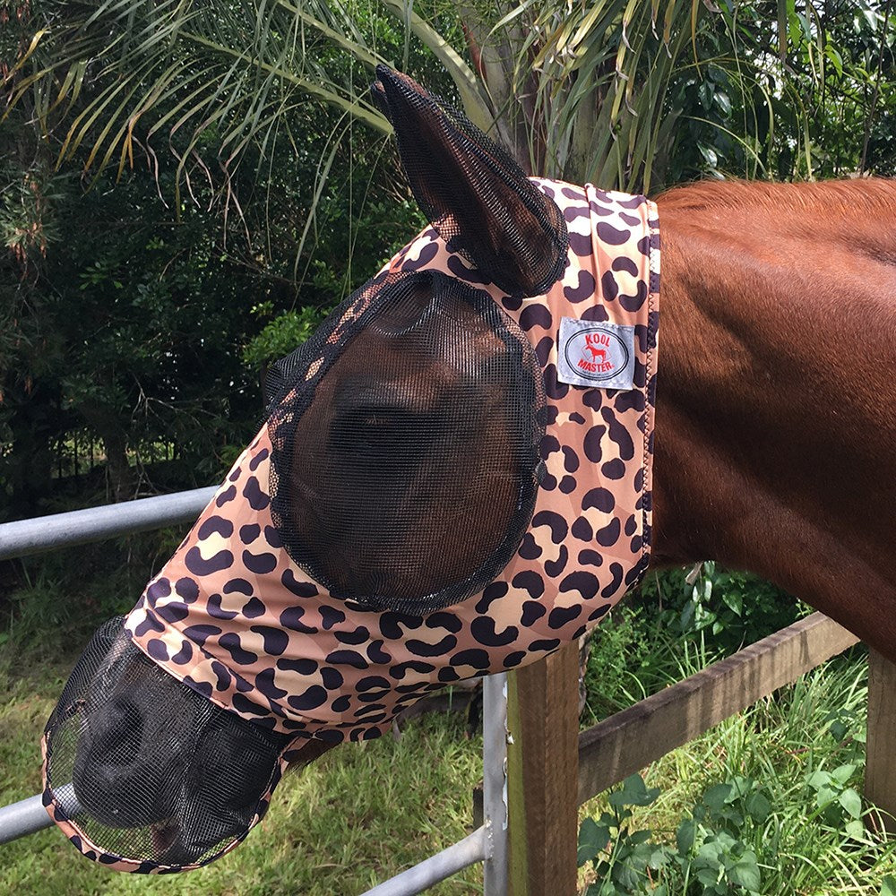 Lycra Fly Mask w/Skirt
