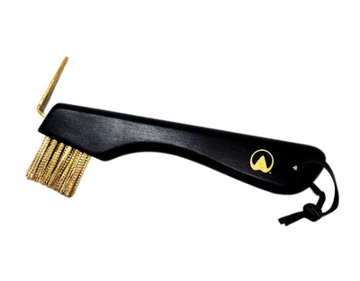 Hoof Pick with Copper Wire Bristles