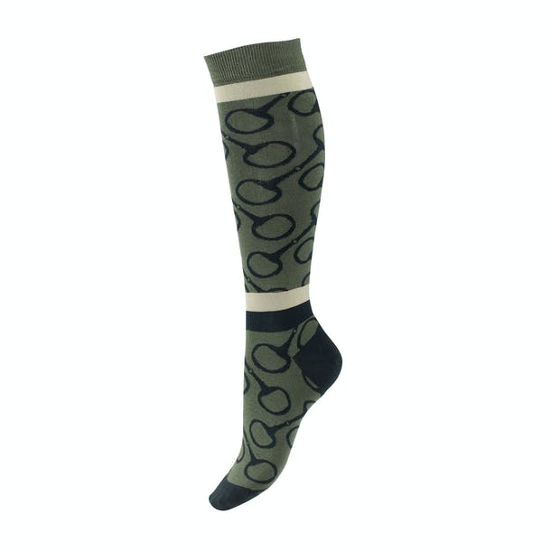 Jacquard Knit Knee Socks - Wanneroo Stockfeeders