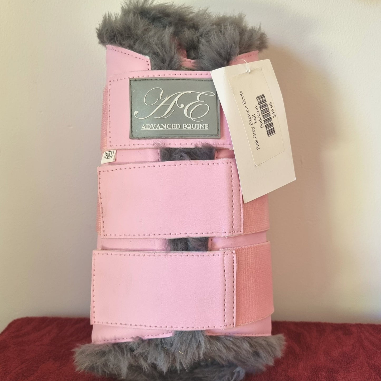 Pink/Grey Exercise Boots - Wanneroo Stockfeeders