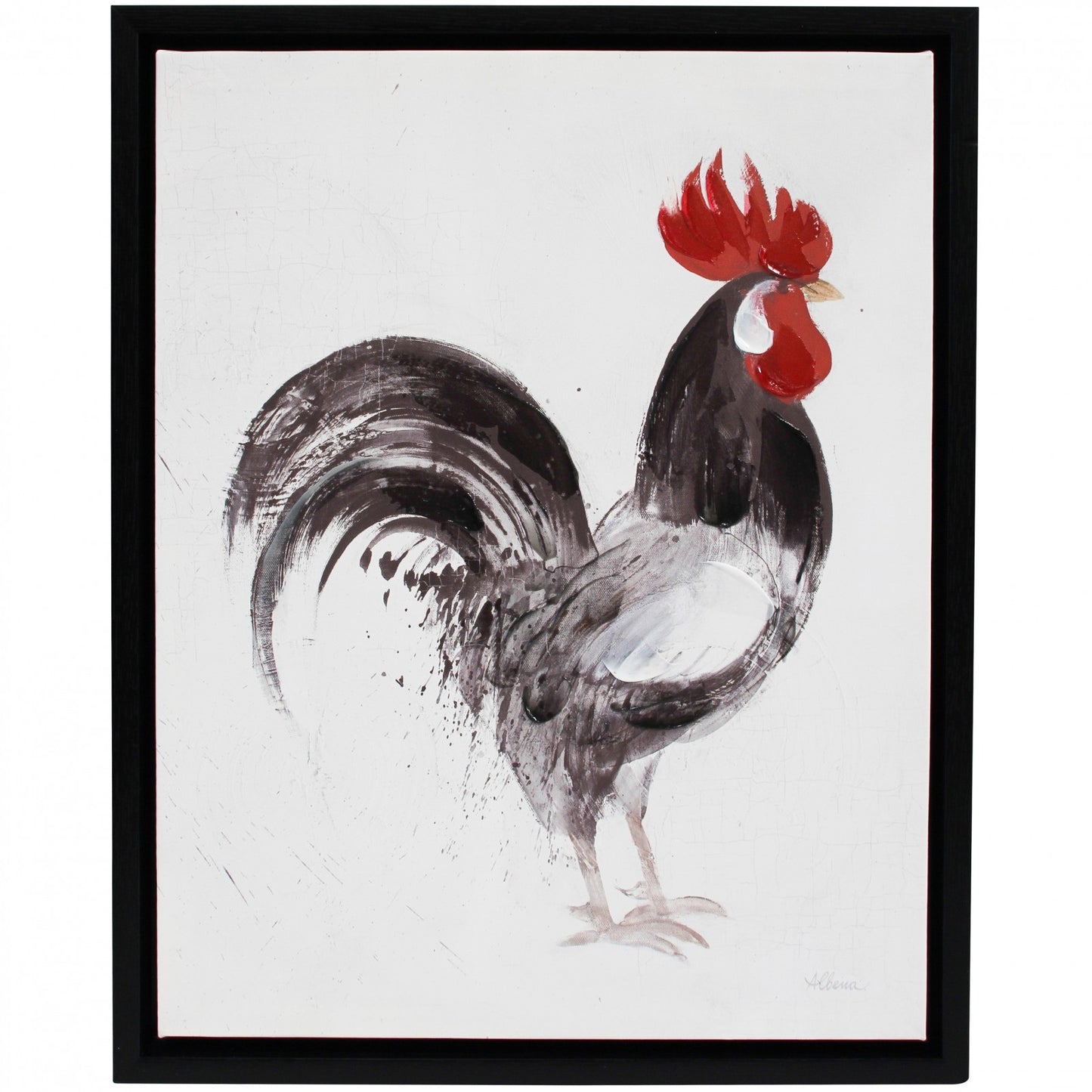 Rooster Canvas & Frame - Wanneroo Stockfeeders