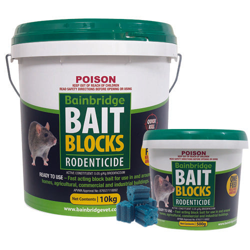 Bain Rodent Bait Blocks - Wanneroo Stockfeeders