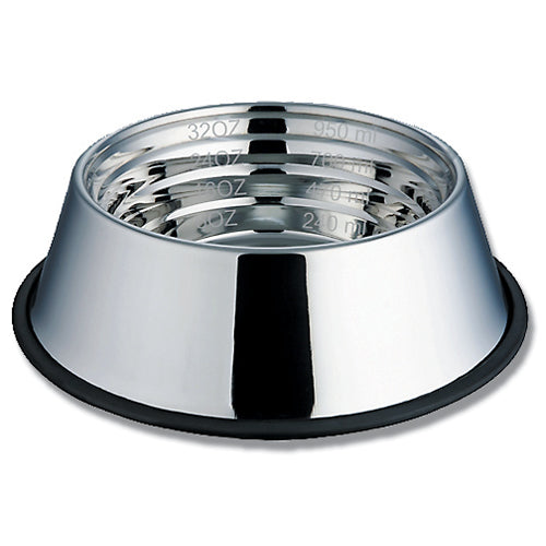 Dog Bowl w/Rubber & Measure - Wanneroo Stockfeeders