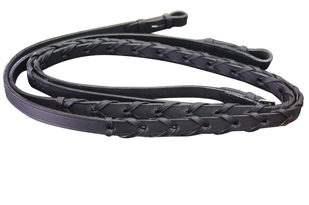 Leather Laced Reins - Wanneroo Stockfeeders
