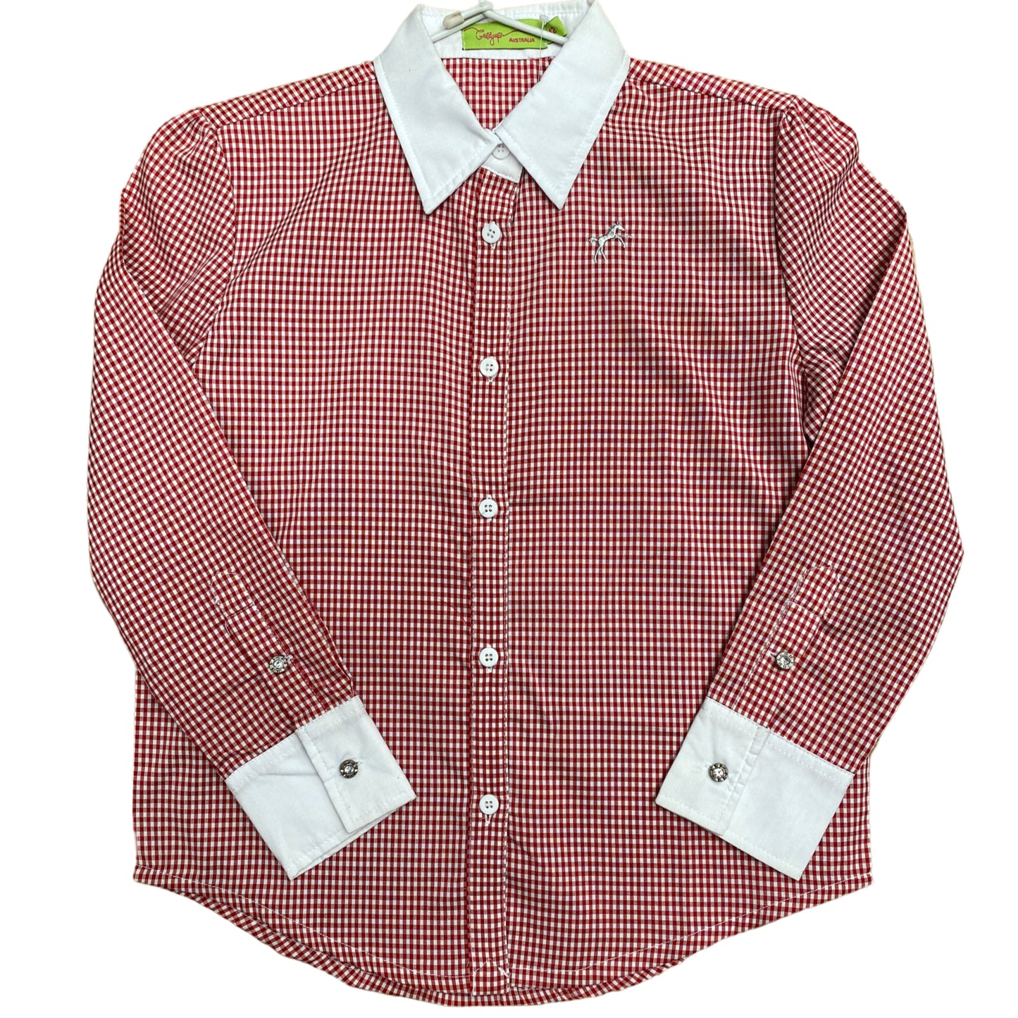 Kids Long Sleeved Button Up Shirt - Wanneroo Stockfeeders