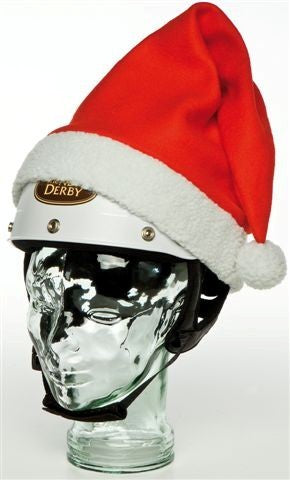 Christmas Santa Helmet Cover - Wanneroo Stockfeeders