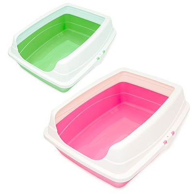 Cat Litter Tray With Rim - Wanneroo Stock Feeders