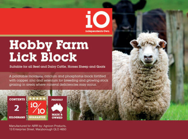 Hobby Farm Lick Block - Wanneroo Stockfeeders
