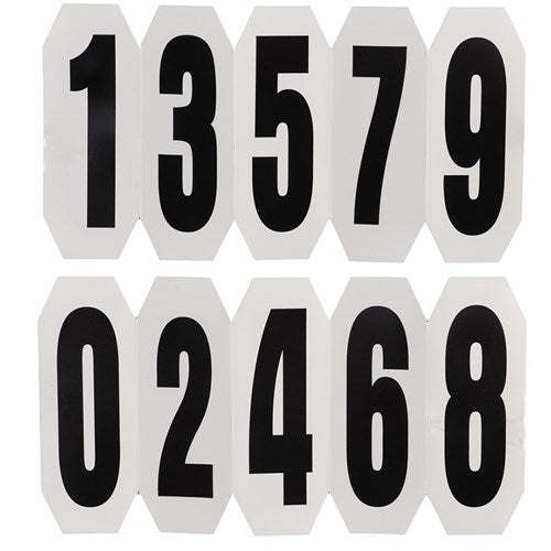 Crystal Three Number Holder w/Elastic Ties