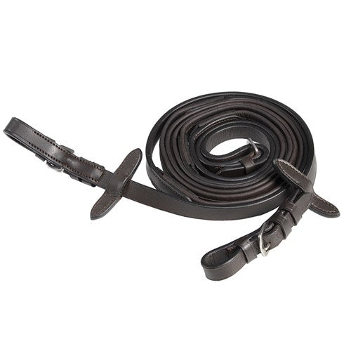 Leather Soft Grip Reins W/ Stoppers