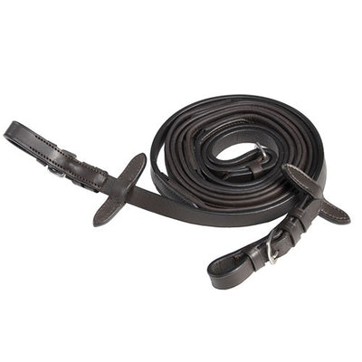Leather Soft Grip Reins W/ Stoppers