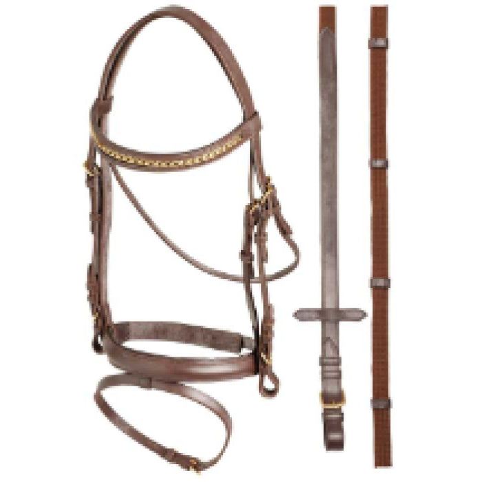 Hanoverian Brass Bridle