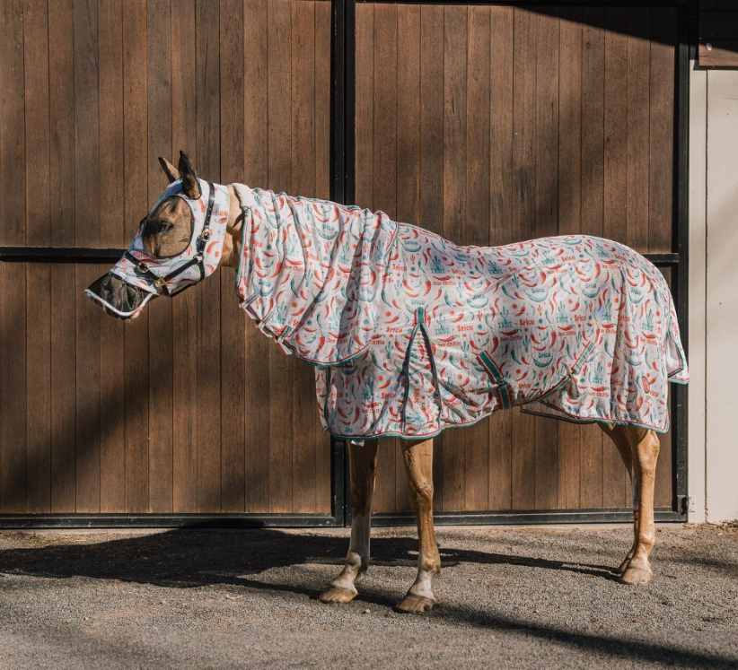 Lycra Fly Mask W/ Skirt