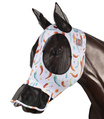 Lycra Fly Mask W/ Skirt