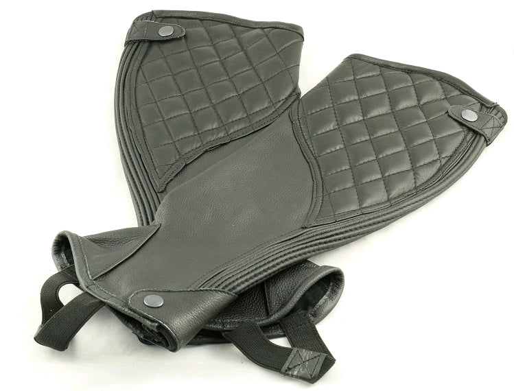 Quilted Leather Gaiters - Wanneroo Stockfeeders