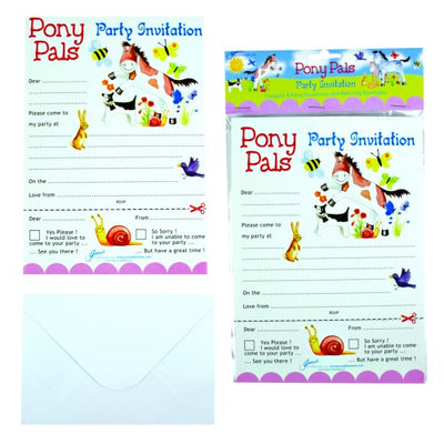 Pony Pals Party - Party Invitations - Wanneroo Stockfeeders