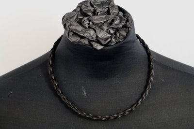 Plaited Necklace - Black - Wanneroo Stockfeeders