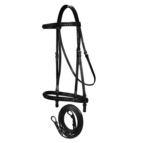 Laced Snaffle Bridle - Wanneroo Stockfeeders