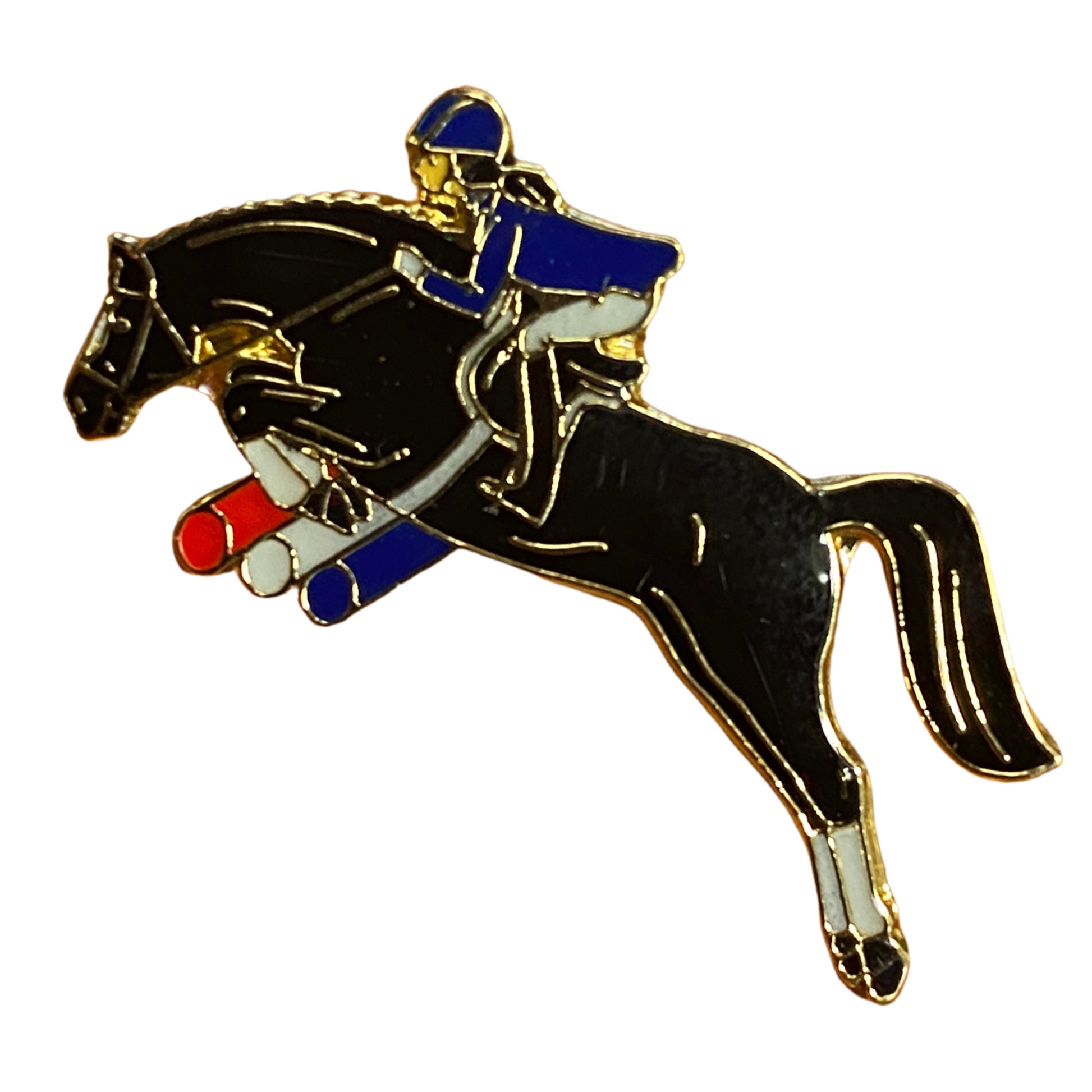 Black Horse Jumping Pin - Wanneroo Stockfeeders
