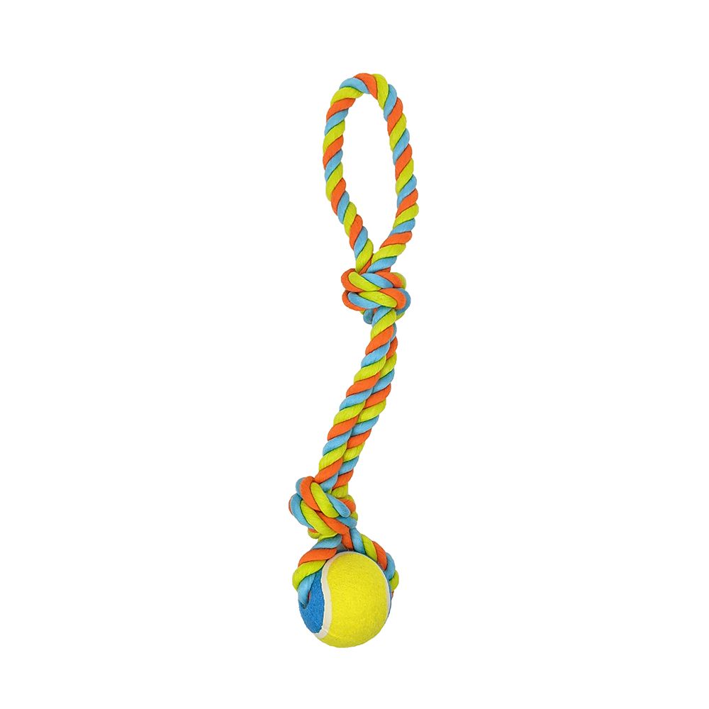Rope Tug W Tennis ball