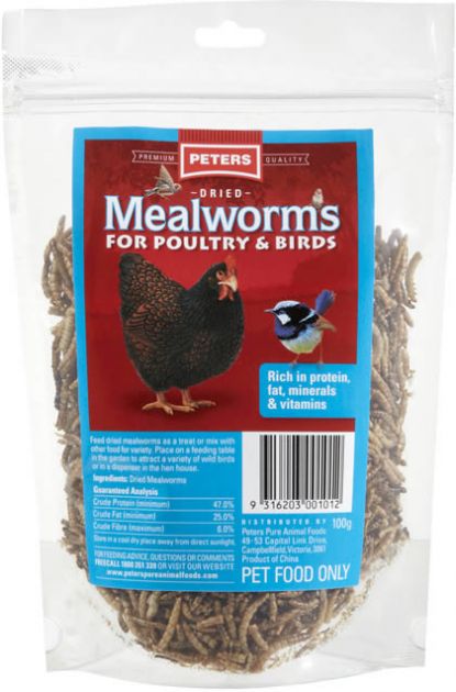 Dried Meal Worms - Wanneroo Stockfeeders