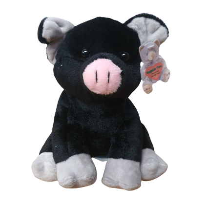 Joe Pig (Black) Teddy - Wanneroo Stockfeeders