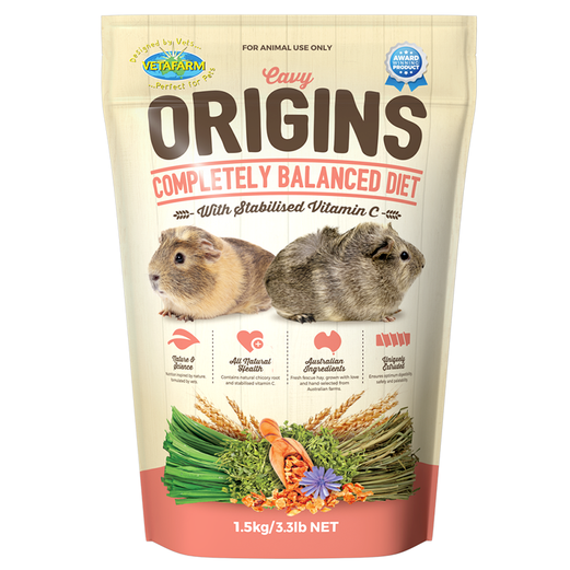 Origins Guinea Pig Food - Wanneroo Stockfeeders